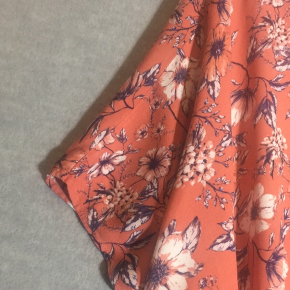 KNOX ROSE Floral Print Oversized Relaxed Fit Comfy Kimono with Tassels - Picture 7 of 16